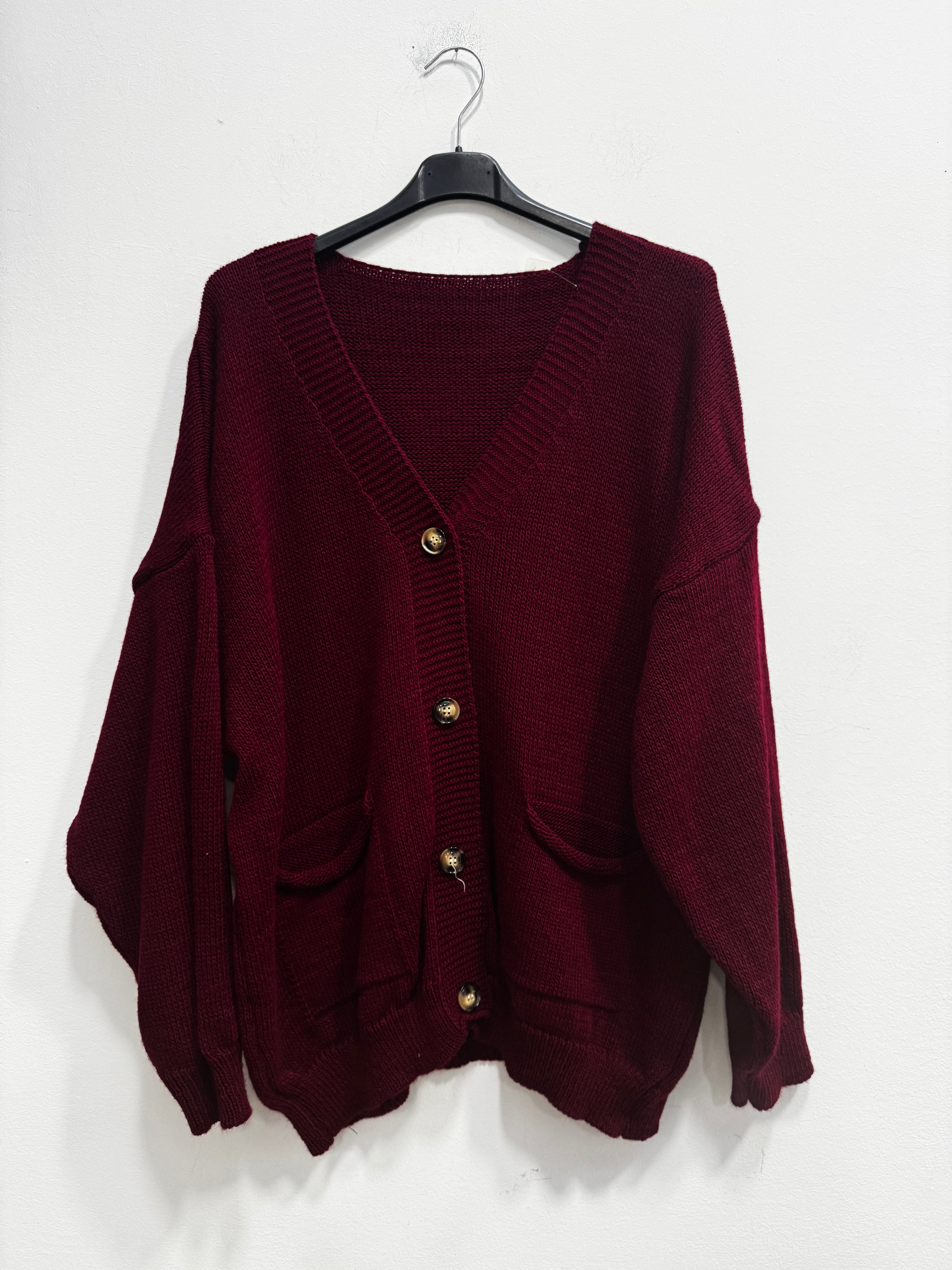 Cardigan tasche