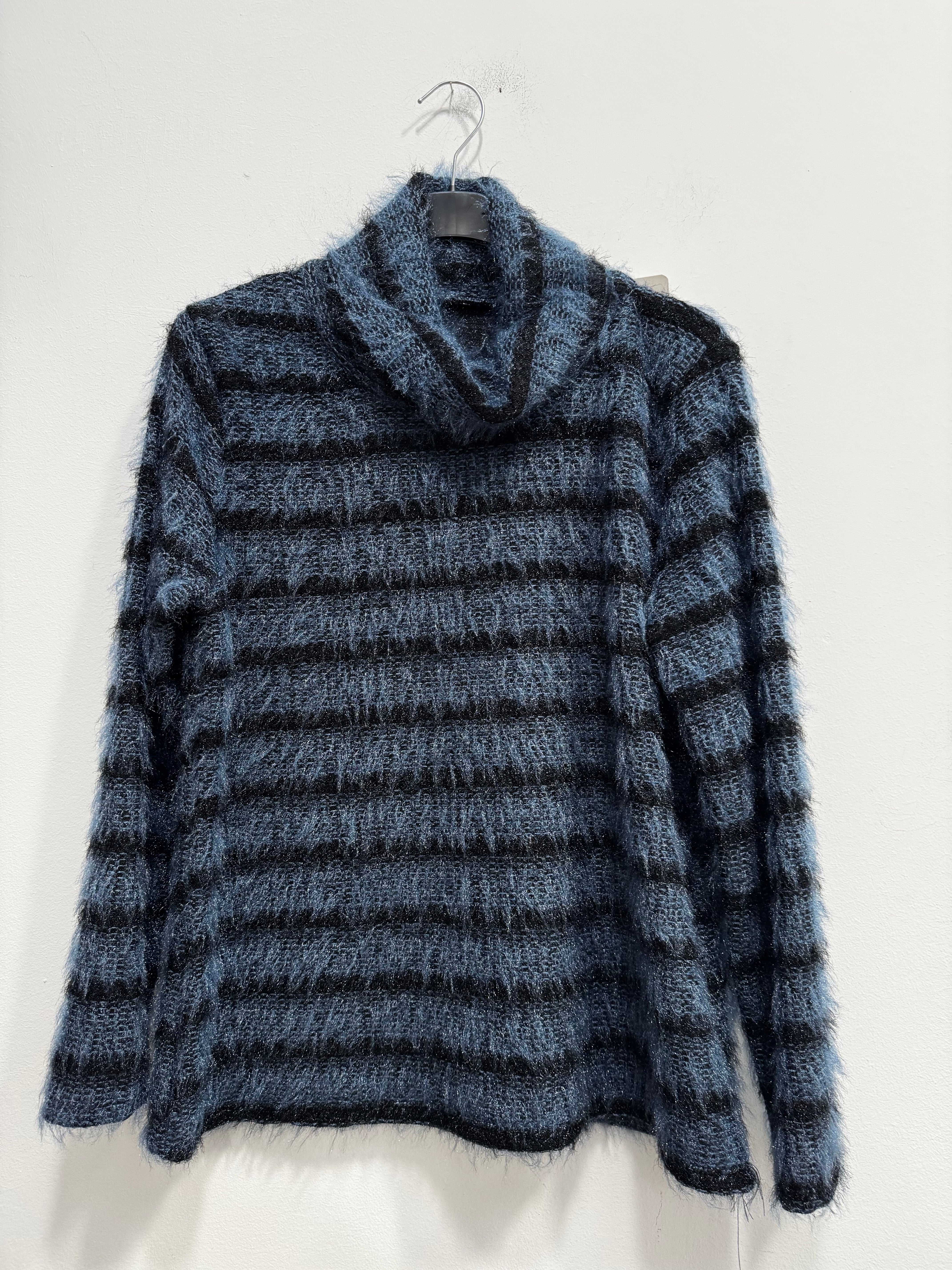 Dolcevita peluche righe