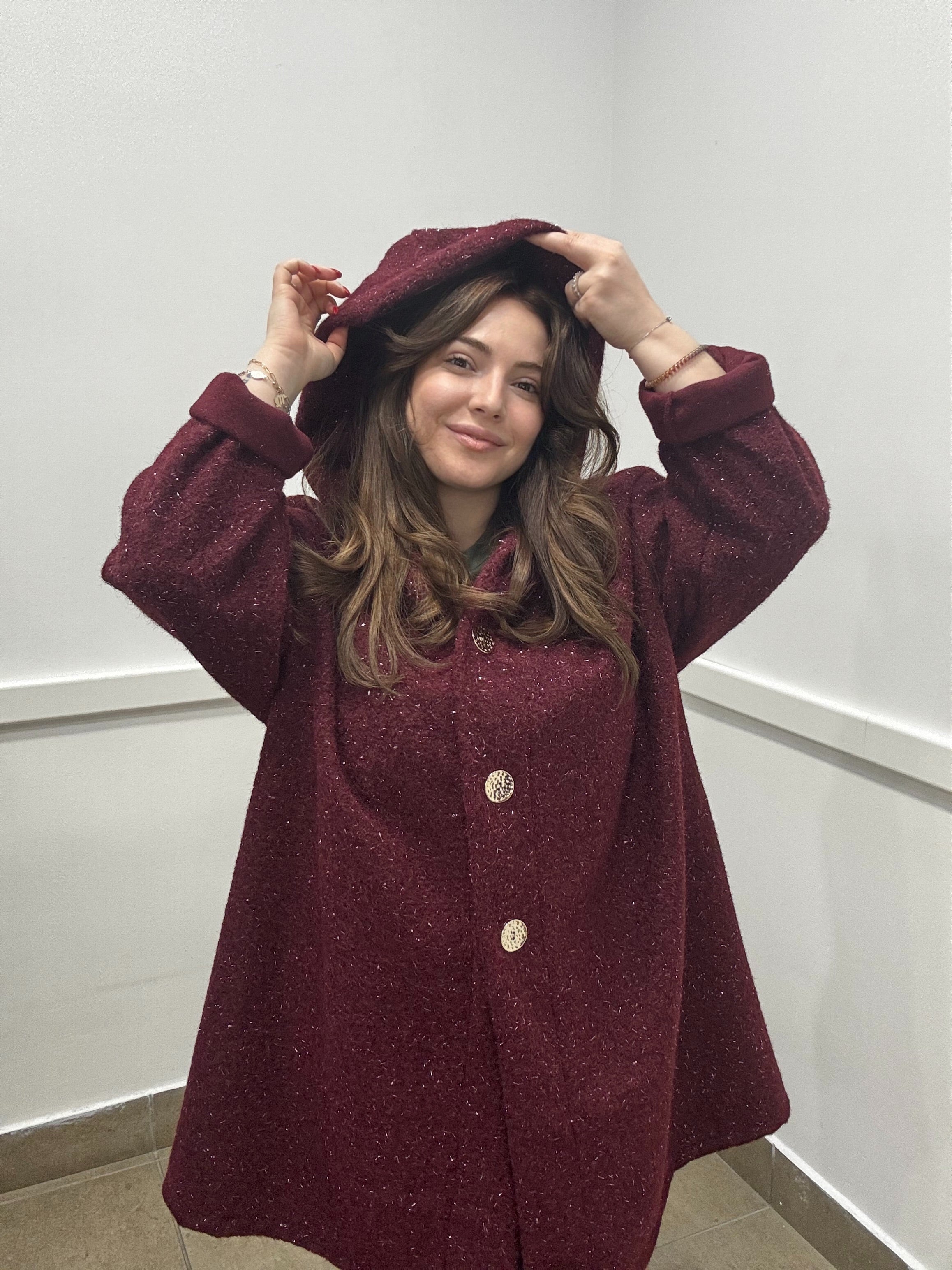Cappotto lurex