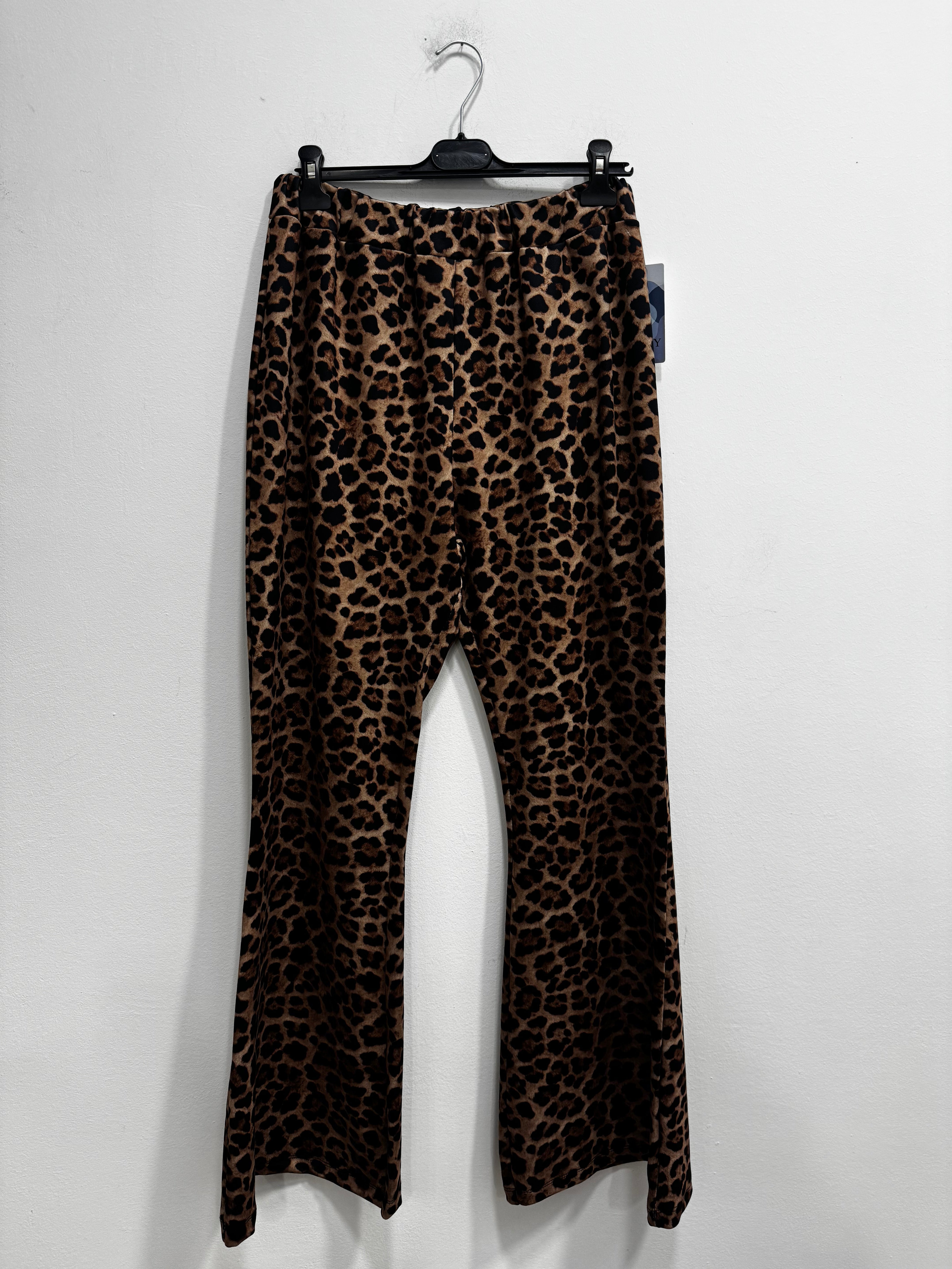 Pantalone zampa animalier