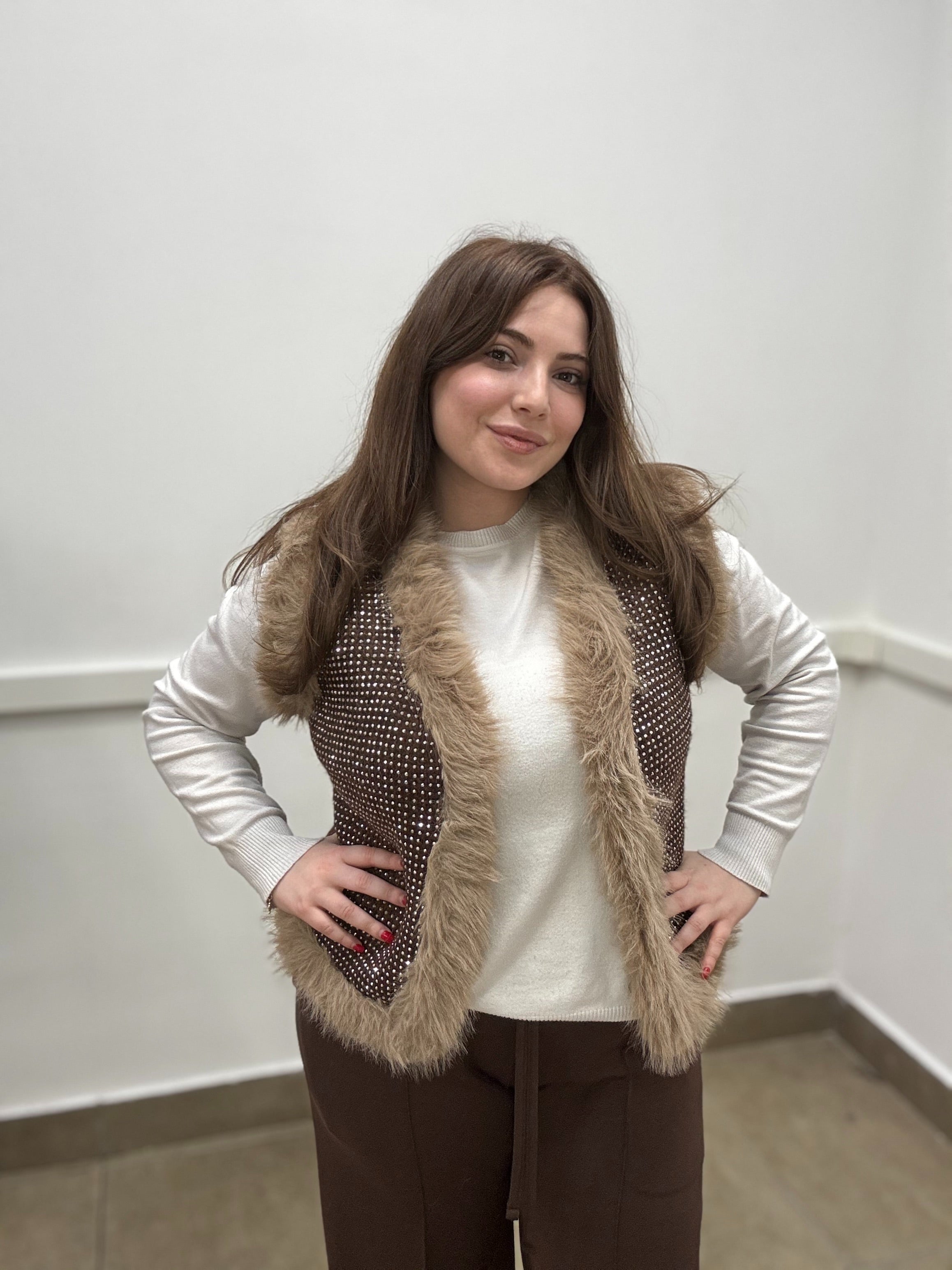 Peluche smanicato dettagli