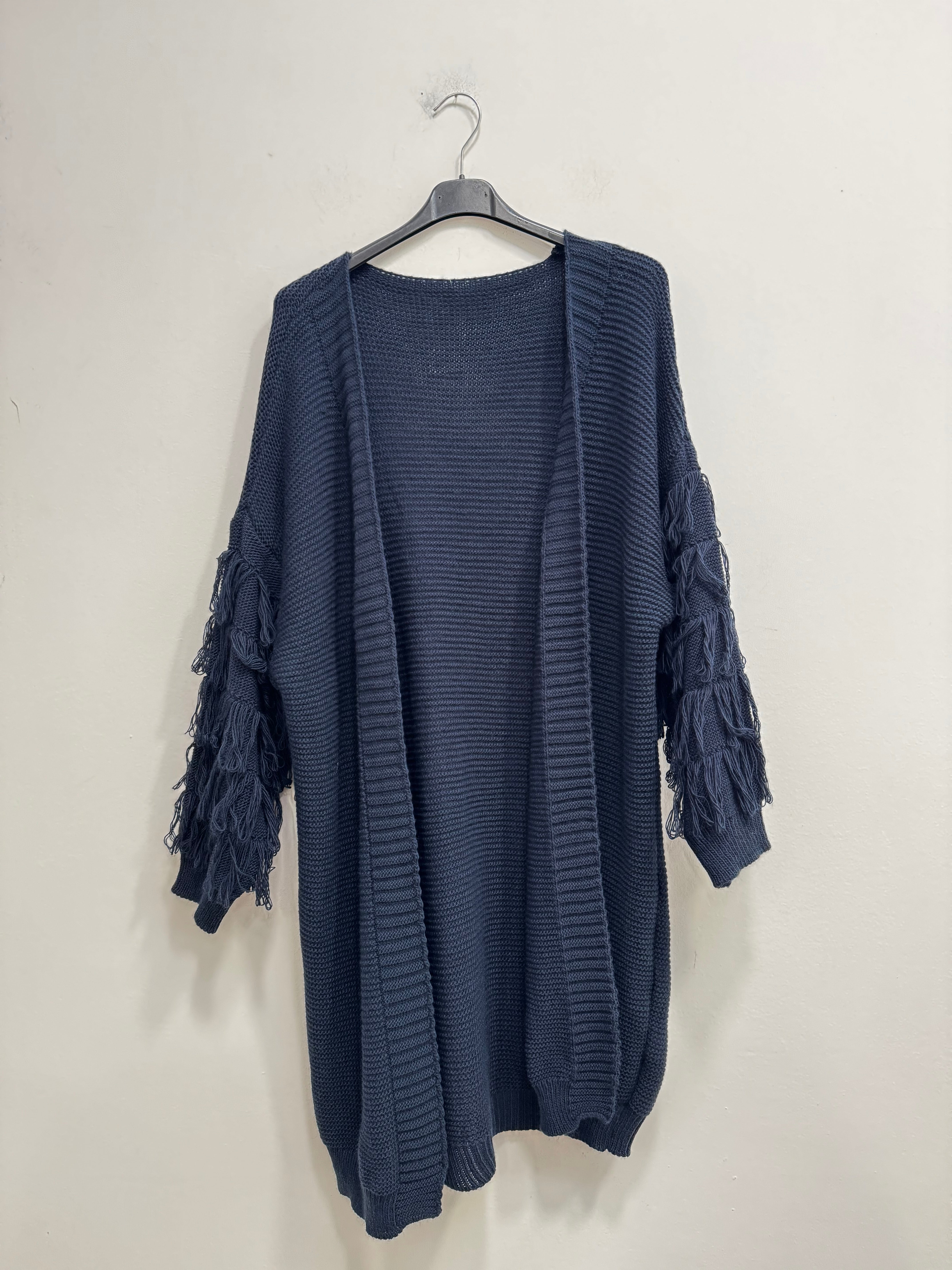 Cardigan frange