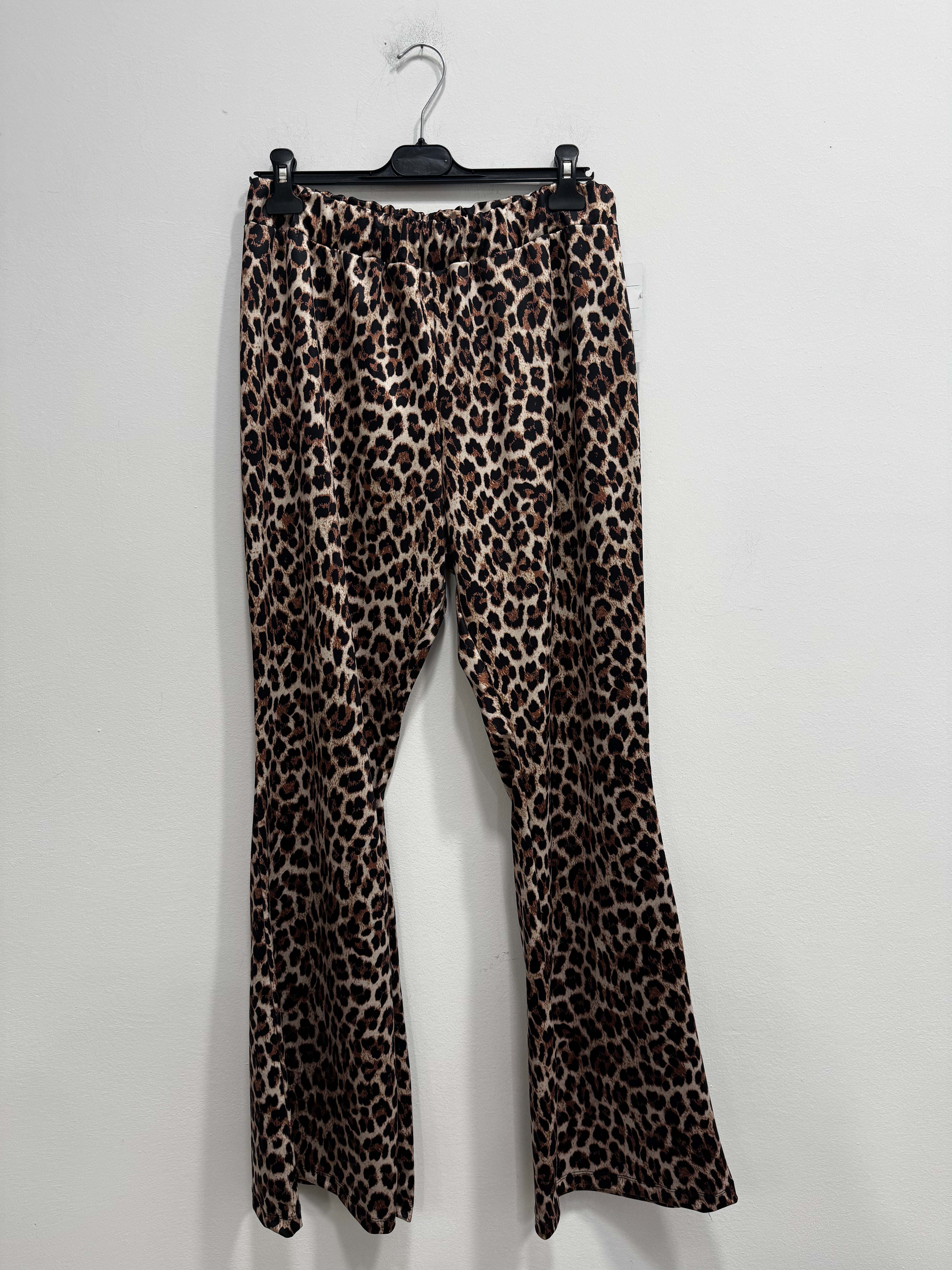 Pantalone zampa animalier