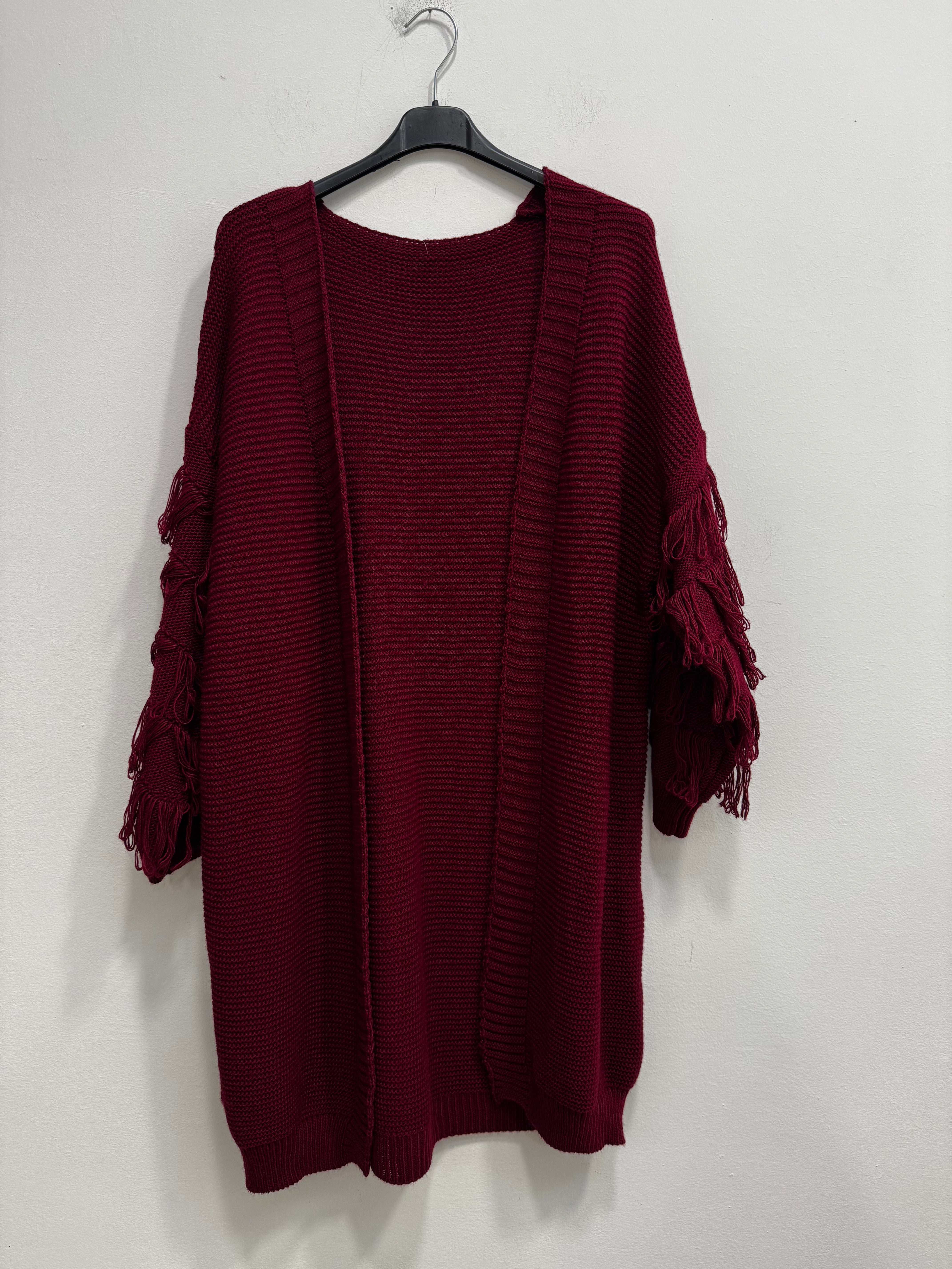 Cardigan frange