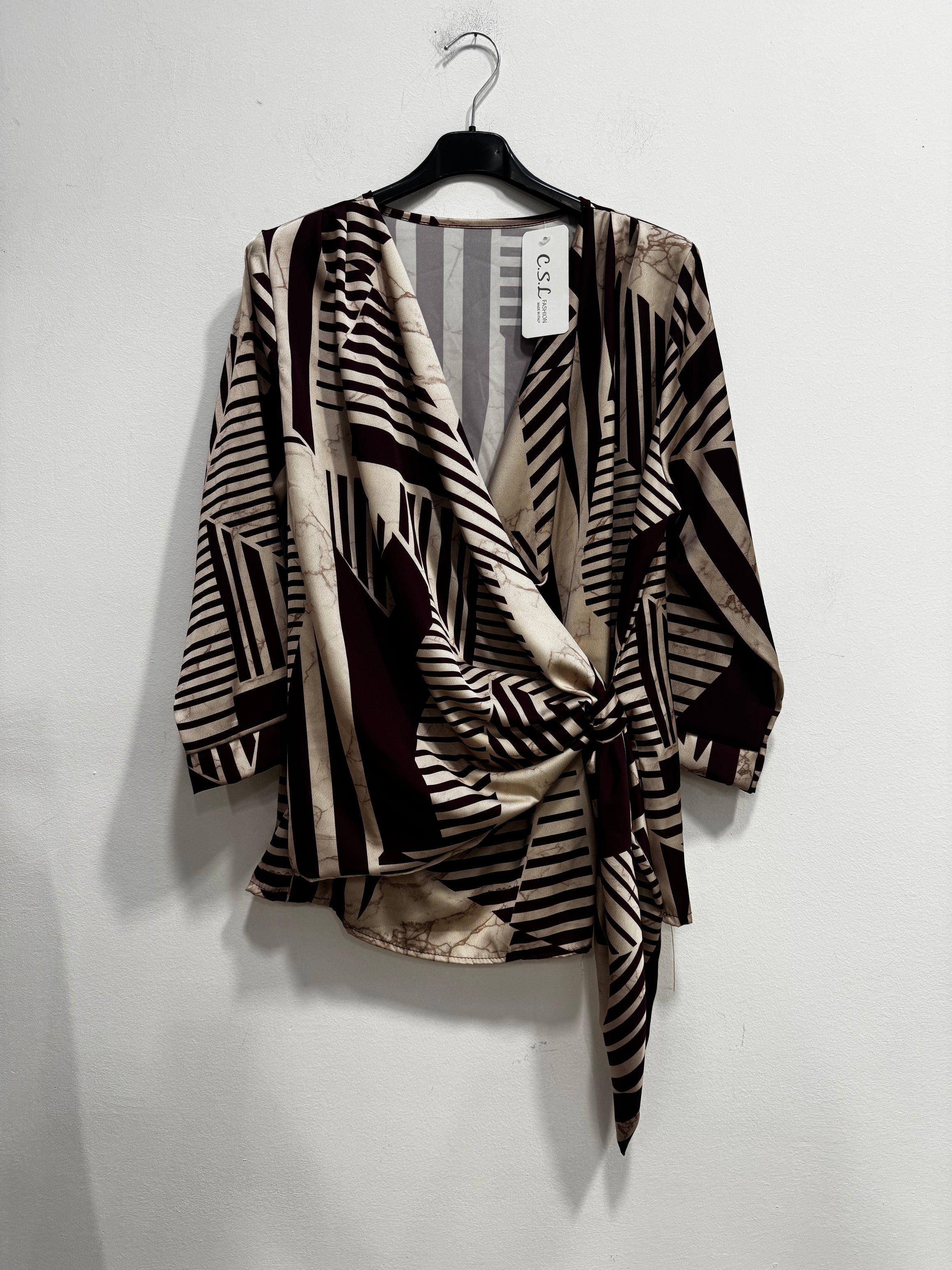 Blusa raso kimono