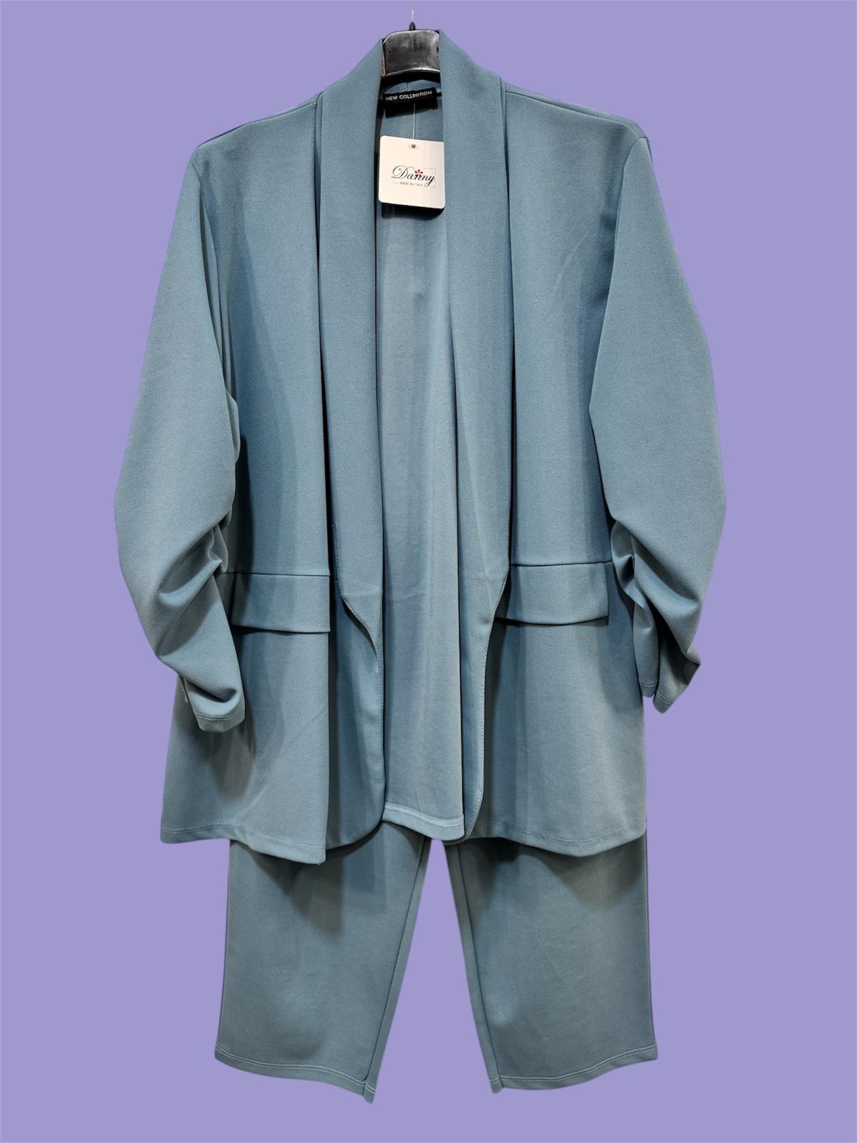 Completo tailleur arricciato