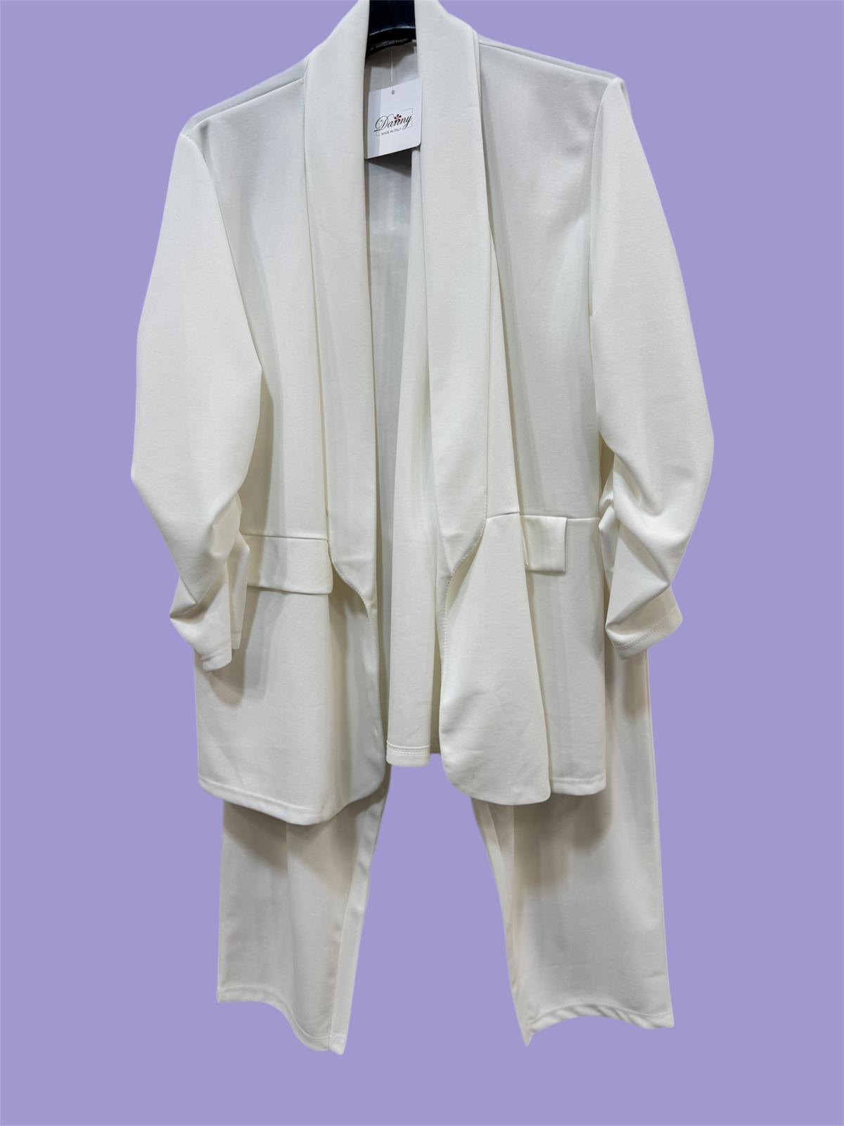 Completo tailleur arricciato