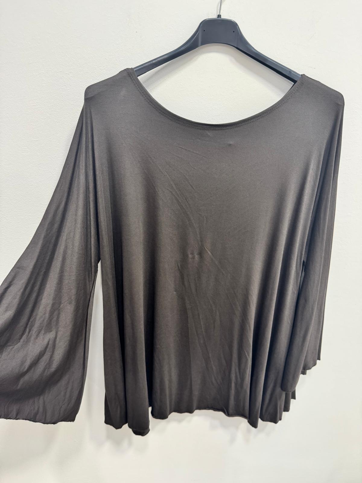 Blusa manica campana