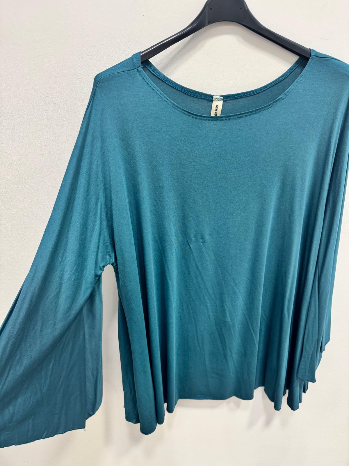Blusa manica campana