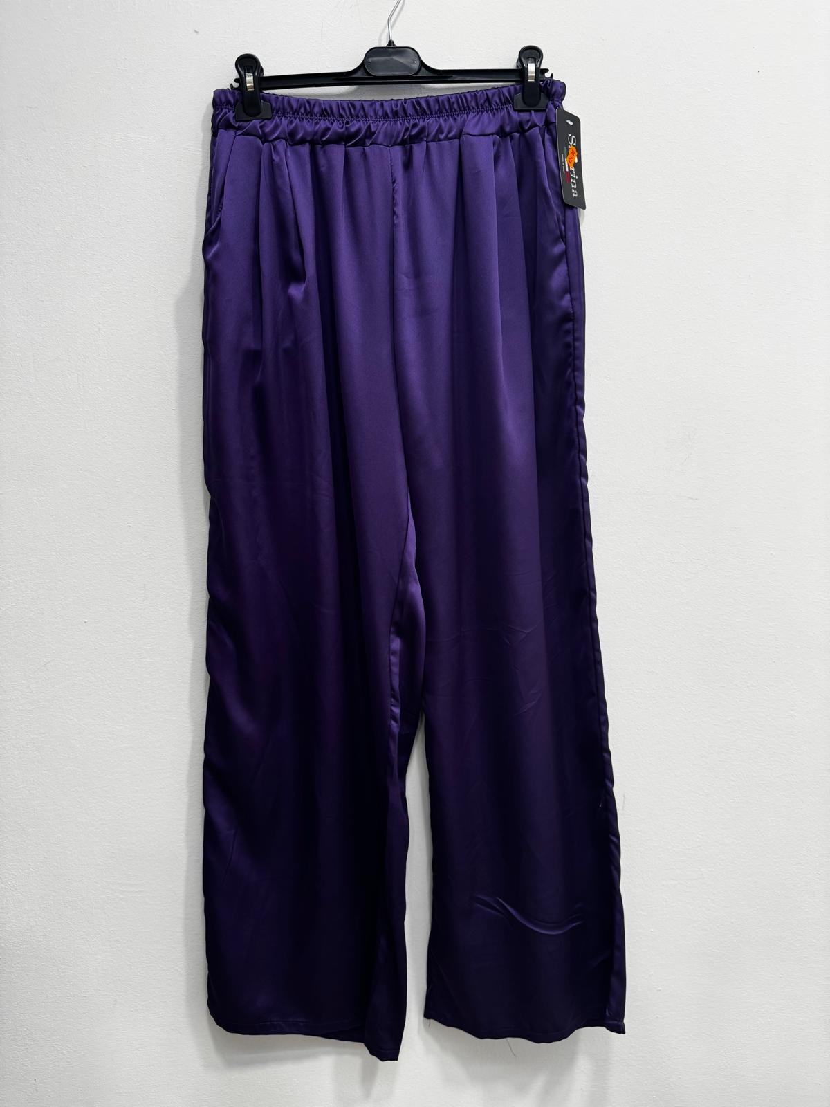 Pantalone palazzo raso