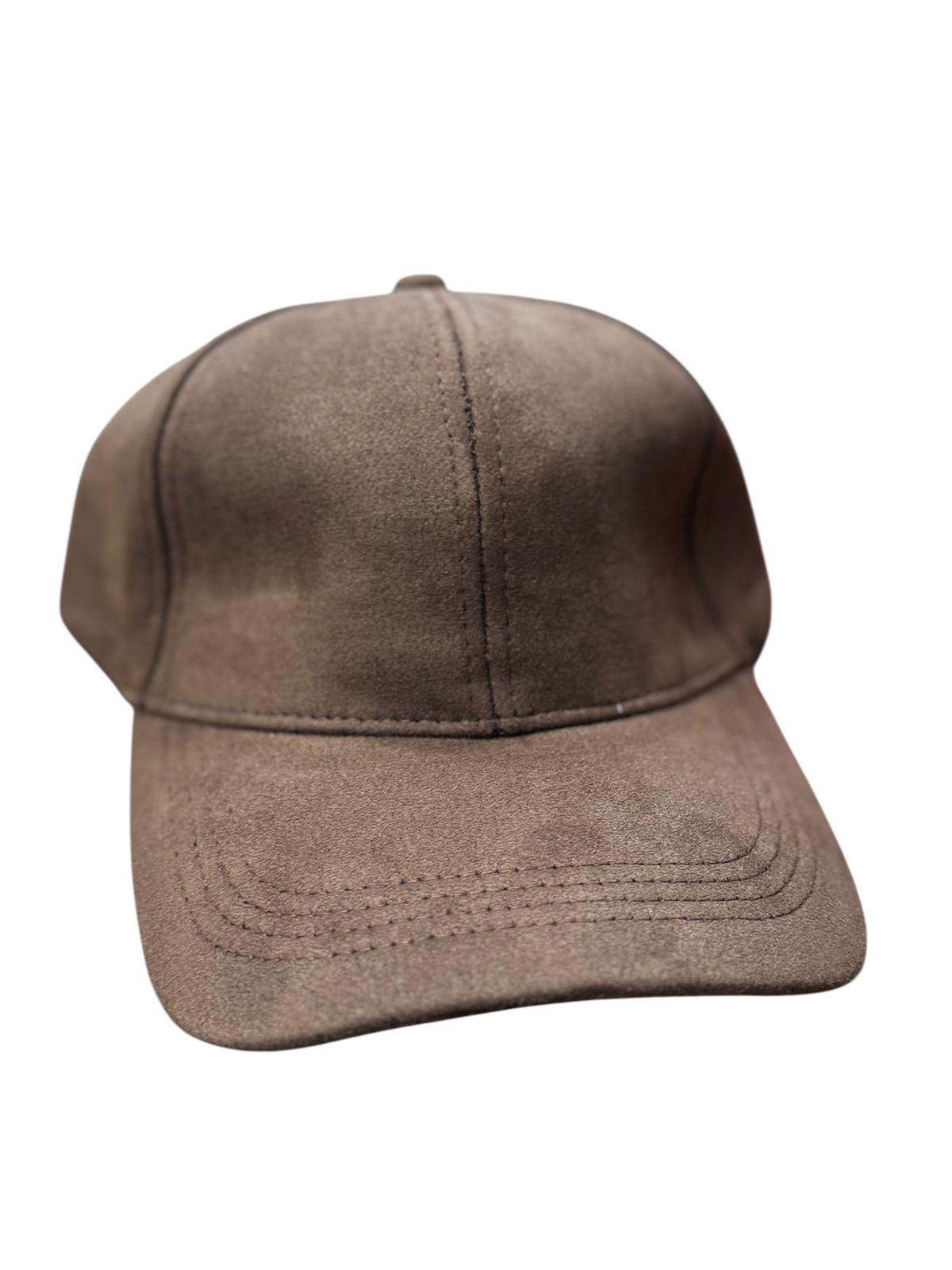 Cappello visiera simil camoscio
