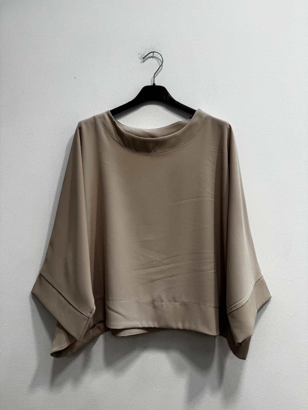 Blusa voile pipistrello