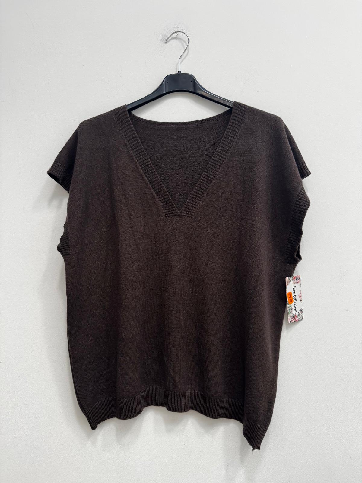 Blusa gilet morbido