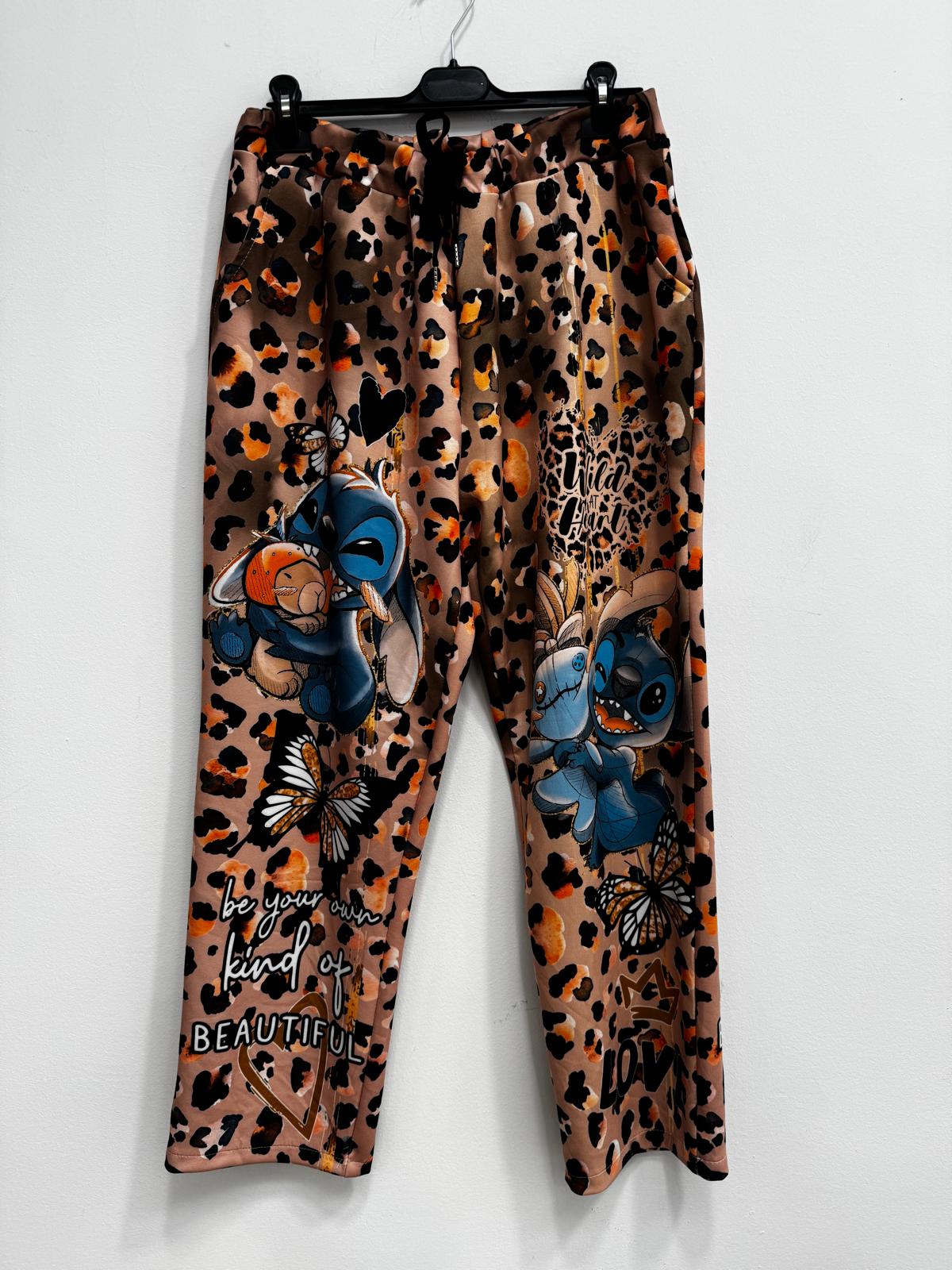 Pantalone viscosa cartoon