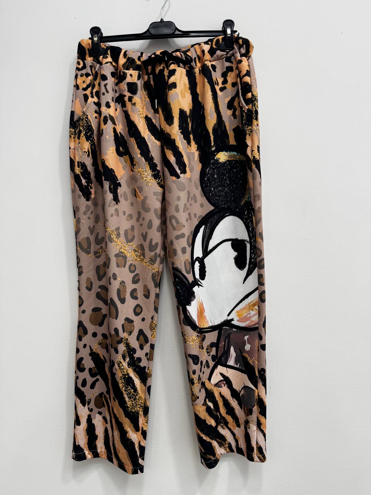 Pantalone viscosa cartoon
