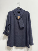 Blusa pile quadrifoglio