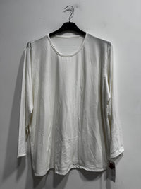 Blusa girocollo felpata