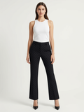 Pantalone Flare Nero Glitter "Sparkle Night" – Elasticizzato Comfort