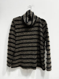 Dolcevita peluche righe