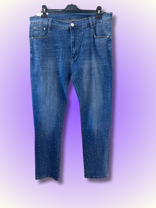 Jeans con brillanti -5KG