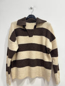 Polo maglione caramella