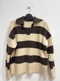 Polo maglione caramella