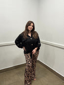 Pantalone zampa animalier
