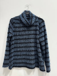 Dolcevita peluche righe
