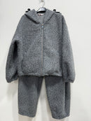 Tuta effetto lana cotta