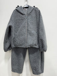 Tuta effetto lana cotta