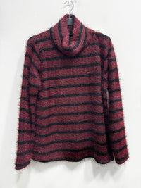 Dolcevita peluche righe