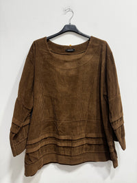 Blusa velluto di cotone