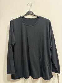 Blusa girocollo felpata