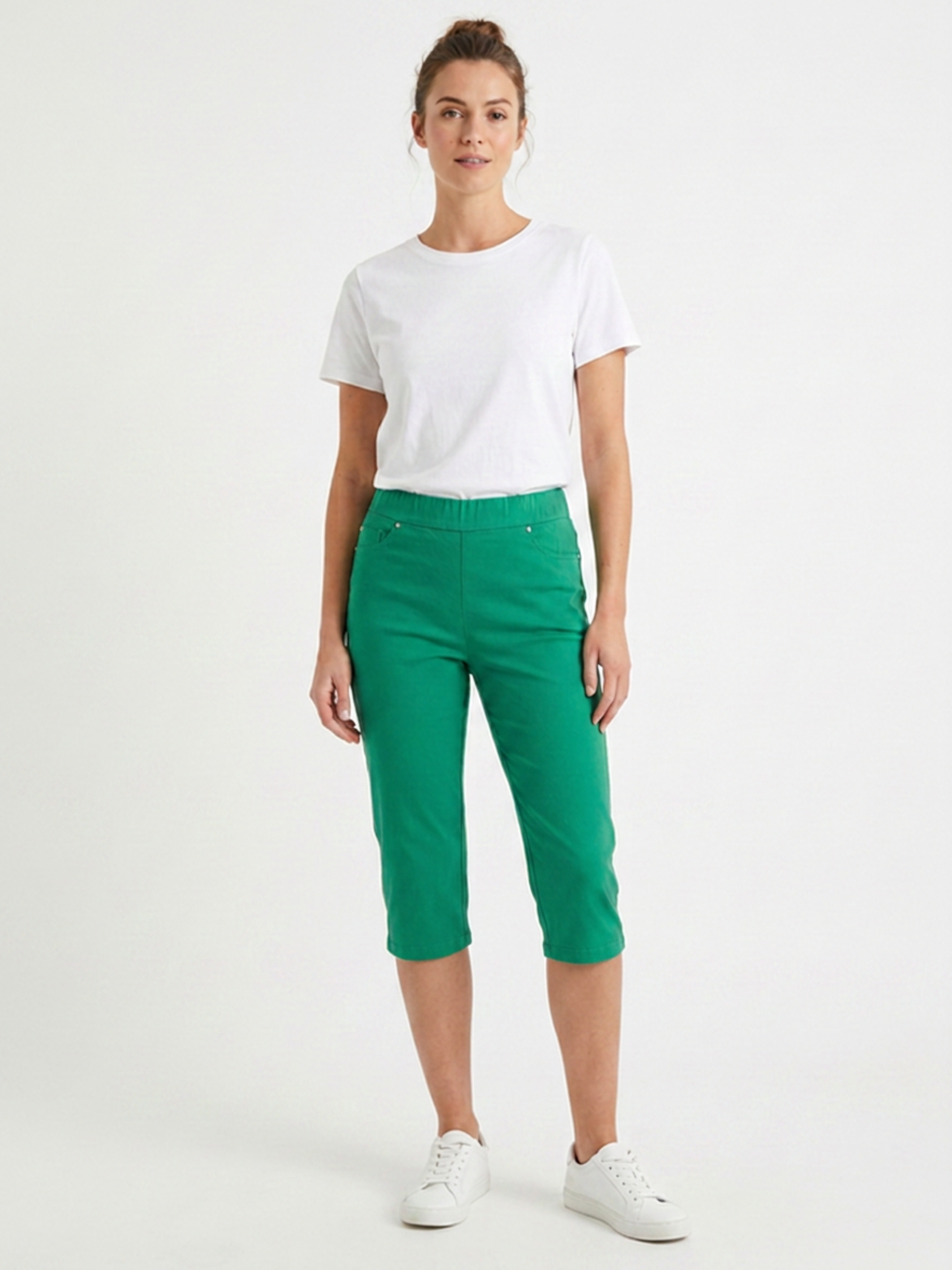 Pantalone Pinocchietto Elasticizzato Slim Fit – Modello Capri