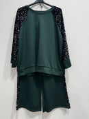 Tuta paillettes elegant