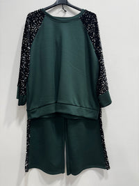 Tuta paillettes elegant