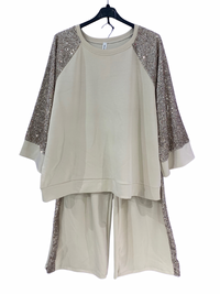 Tuta paillettes elegant