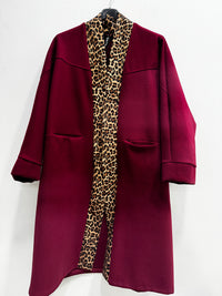 Cappotto dettaglio animalier