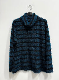 Dolcevita peluche righe