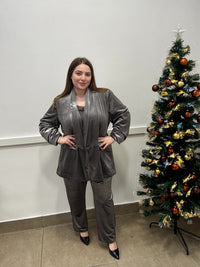 Tailleur ciniglia laminato