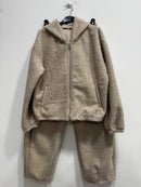 Tuta effetto lana cotta