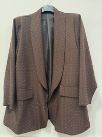 Giacca foderata strass