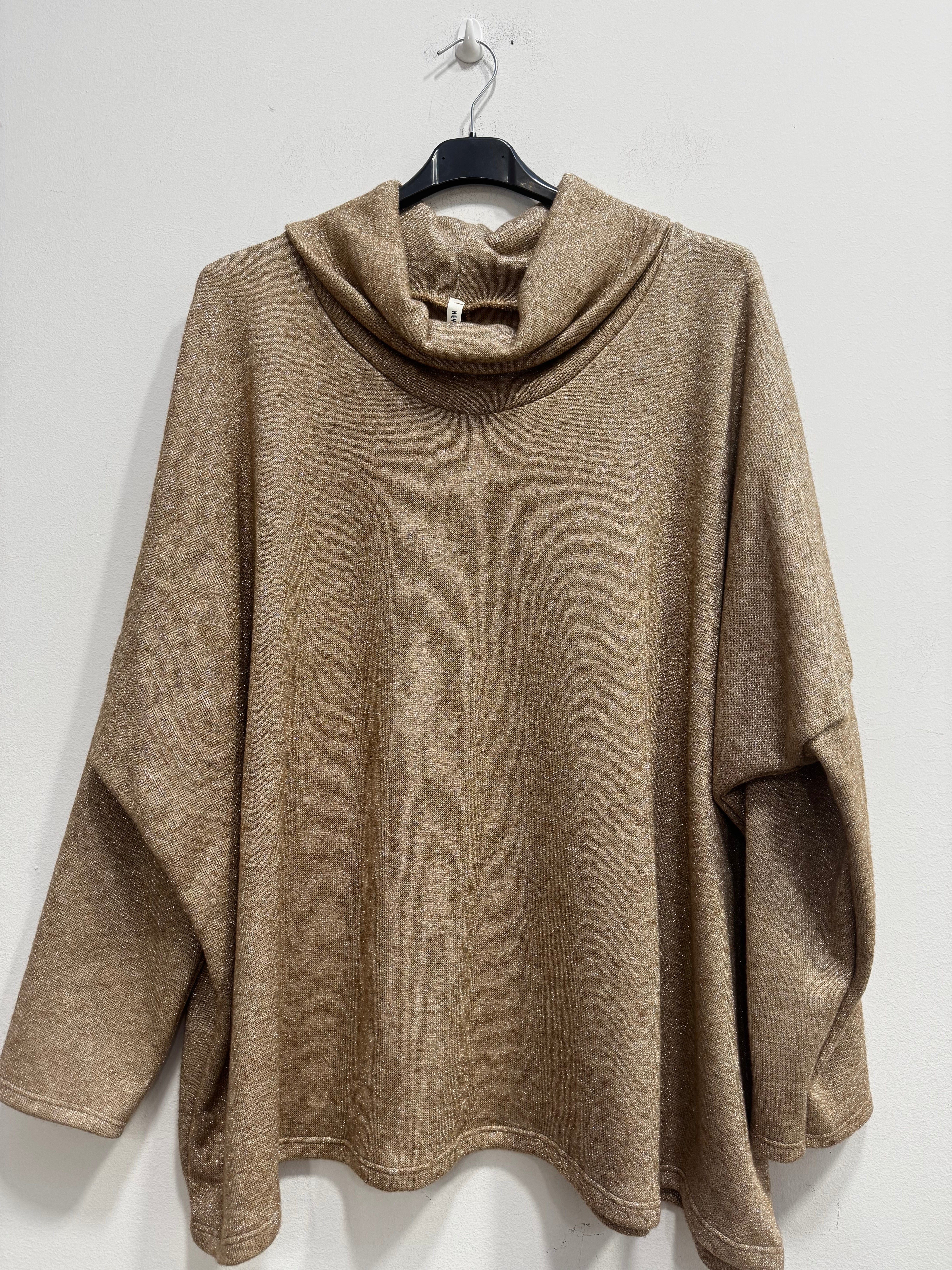 Maxi dolcevita lurex