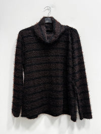 Dolcevita peluche righe