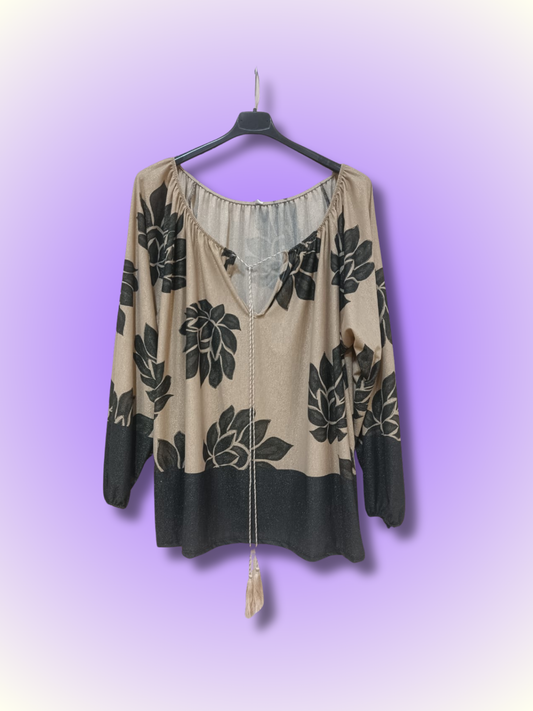 Blusa con fantasia