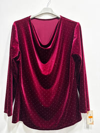 Blusa sciallata strass