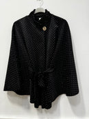 Rennino mantella strass