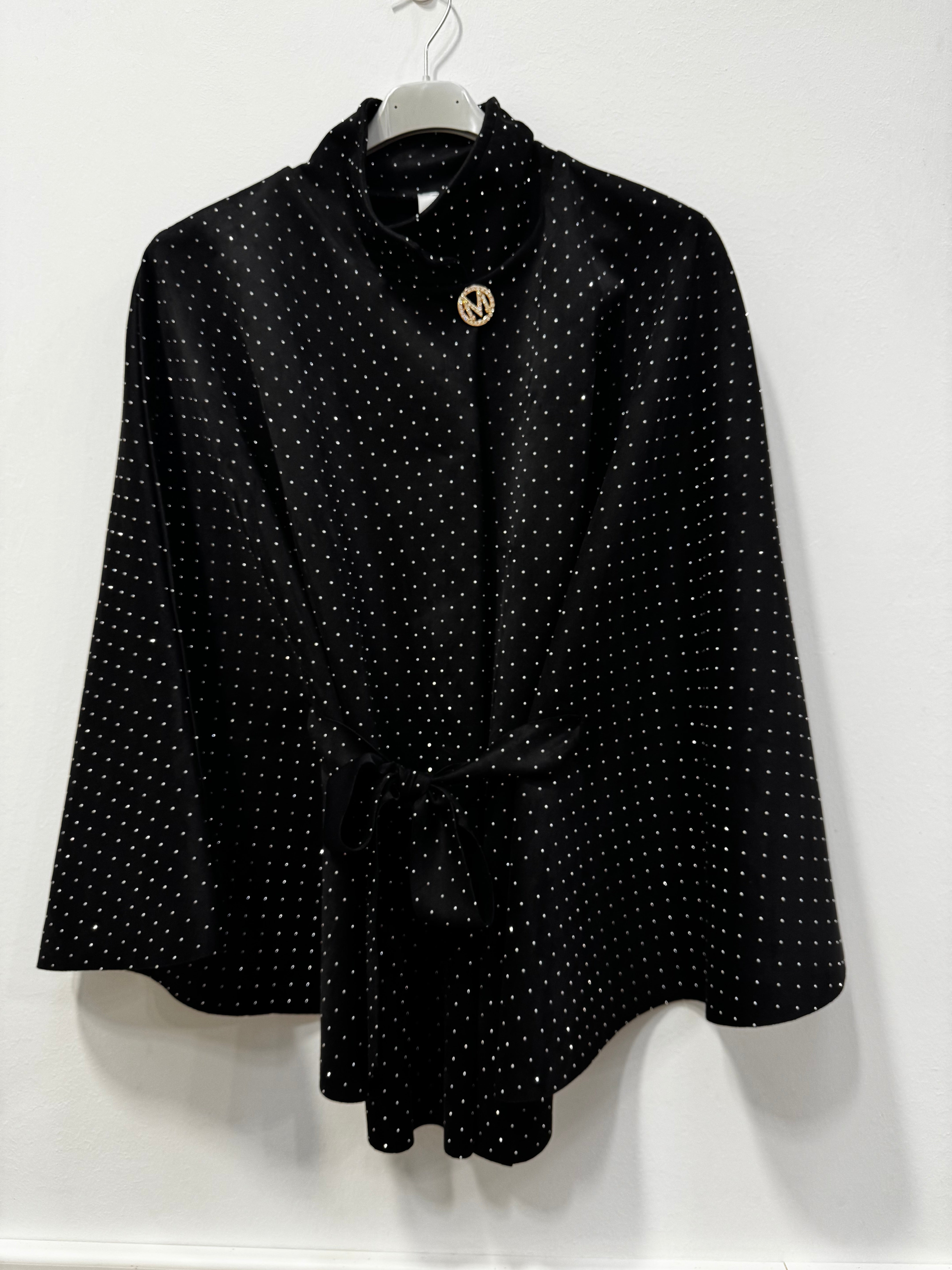 Rennino mantella strass