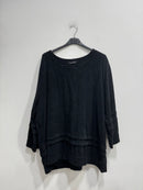 Blusa velluto di cotone