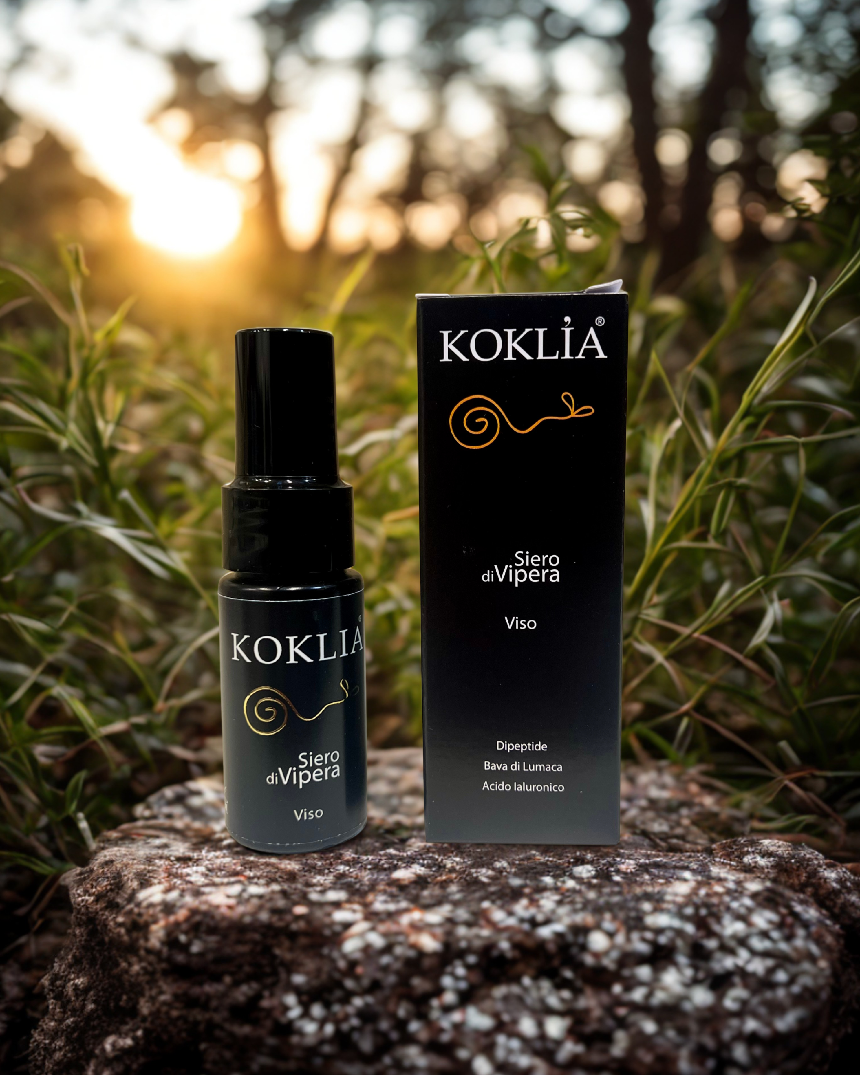 Kokhlia siero di vipera viso